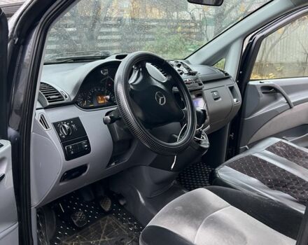 Черный Мерседес Вито, объемом двигателя 2.1 л и пробегом 420 тыс. км за 6000 $, фото 5 на Automoto.ua