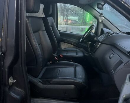 Черный Мерседес Вито, объемом двигателя 2.1 л и пробегом 480 тыс. км за 5500 $, фото 5 на Automoto.ua