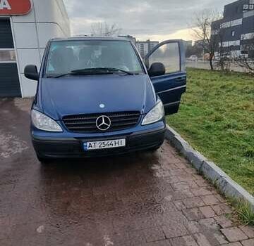 Черный Мерседес Вито, объемом двигателя 2.15 л и пробегом 470 тыс. км за 6750 $, фото 7 на Automoto.ua