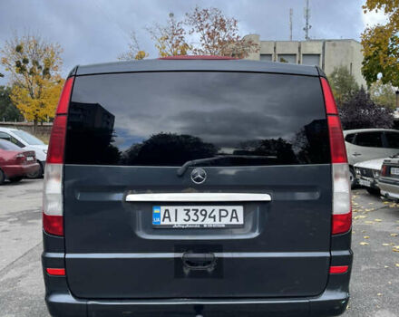 Черный Мерседес Вито, объемом двигателя 2.15 л и пробегом 438 тыс. км за 7900 $, фото 4 на Automoto.ua