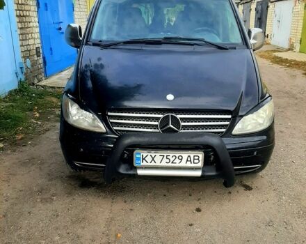 Чорний Мерседес Віто, об'ємом двигуна 2.1 л та пробігом 420 тис. км за 8500 $, фото 2 на Automoto.ua