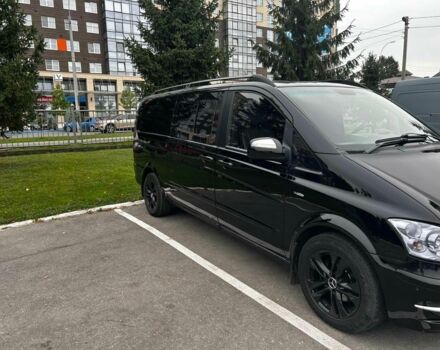 Черный Мерседес Вито, объемом двигателя 2.1 л и пробегом 300 тыс. км за 12700 $, фото 3 на Automoto.ua