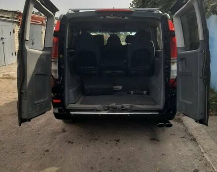 Черный Мерседес Вито, объемом двигателя 2.15 л и пробегом 420 тыс. км за 8500 $, фото 15 на Automoto.ua