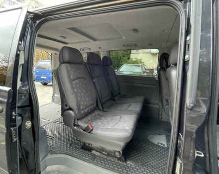 Черный Мерседес Вито, объемом двигателя 2.15 л и пробегом 438 тыс. км за 7900 $, фото 12 на Automoto.ua