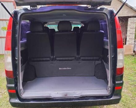 Чорний Мерседес Віто, об'ємом двигуна 2.15 л та пробігом 395 тис. км за 8256 $, фото 10 на Automoto.ua