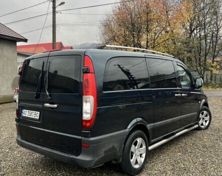 Черный Мерседес Вито, объемом двигателя 2.1 л и пробегом 371 тыс. км за 5900 $, фото 3 на Automoto.ua