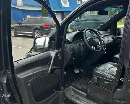 Черный Мерседес Вито, объемом двигателя 2.1 л и пробегом 300 тыс. км за 12700 $, фото 7 на Automoto.ua