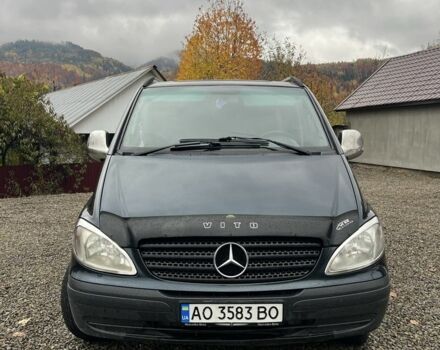 Черный Мерседес Вито, объемом двигателя 2.1 л и пробегом 371 тыс. км за 5900 $, фото 1 на Automoto.ua