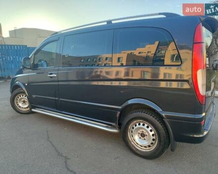 Черный Мерседес Вито, объемом двигателя 2.15 л и пробегом 300 тыс. км за 8200 $, фото 2 на Automoto.ua
