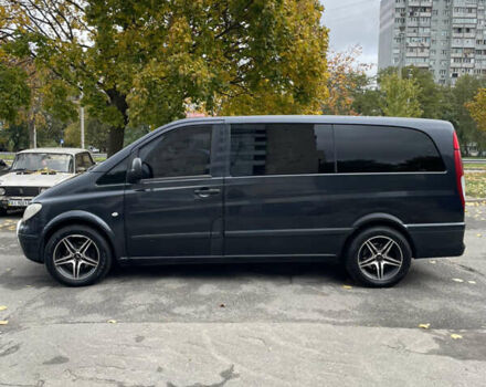 Черный Мерседес Вито, объемом двигателя 2.15 л и пробегом 438 тыс. км за 7900 $, фото 3 на Automoto.ua