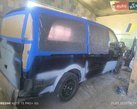 Черный Мерседес Вито, объемом двигателя 2.15 л и пробегом 470 тыс. км за 6750 $, фото 4 на Automoto.ua