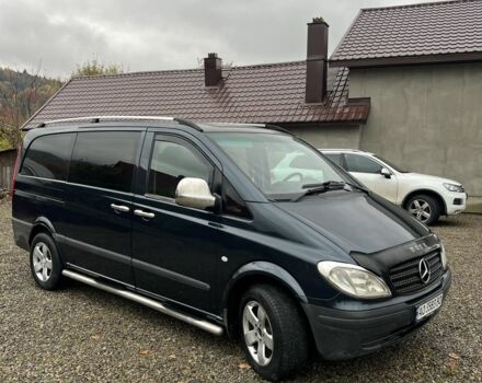 Черный Мерседес Вито, объемом двигателя 2.1 л и пробегом 371 тыс. км за 5900 $, фото 4 на Automoto.ua