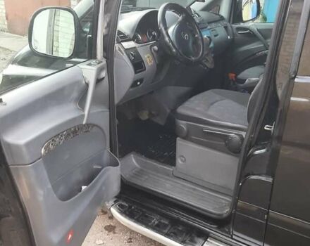 Черный Мерседес Вито, объемом двигателя 2.15 л и пробегом 420 тыс. км за 8500 $, фото 2 на Automoto.ua