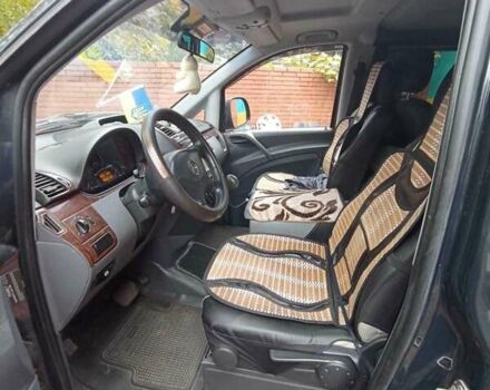 Черный Мерседес Вито, объемом двигателя 2.15 л и пробегом 230 тыс. км за 8000 $, фото 4 на Automoto.ua