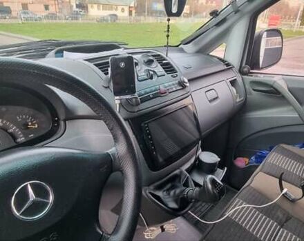 Черный Мерседес Вито, объемом двигателя 2.15 л и пробегом 470 тыс. км за 6750 $, фото 13 на Automoto.ua