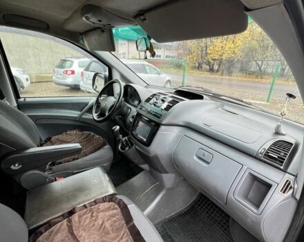 Черный Мерседес Вито, объемом двигателя 2.1 л и пробегом 371 тыс. км за 5900 $, фото 5 на Automoto.ua