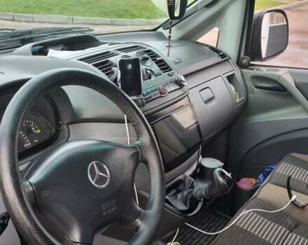 Черный Мерседес Вито, объемом двигателя 2.15 л и пробегом 470 тыс. км за 6750 $, фото 16 на Automoto.ua