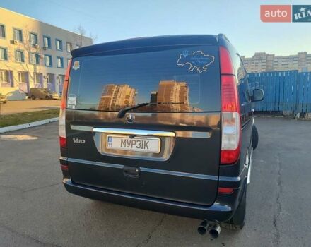Черный Мерседес Вито, объемом двигателя 2.15 л и пробегом 300 тыс. км за 8200 $, фото 3 на Automoto.ua