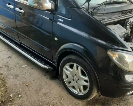 Черный Мерседес Вито, объемом двигателя 2.15 л и пробегом 420 тыс. км за 8500 $, фото 25 на Automoto.ua