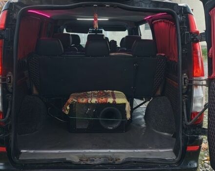 Черный Мерседес Вито, объемом двигателя 2.2 л и пробегом 396 тыс. км за 6700 $, фото 6 на Automoto.ua