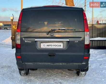 Черный Мерседес Вито, объемом двигателя 2.15 л и пробегом 268 тыс. км за 4990 $, фото 5 на Automoto.ua