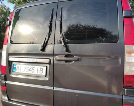 Черный Мерседес Вито, объемом двигателя 2.15 л и пробегом 375 тыс. км за 7500 $, фото 15 на Automoto.ua