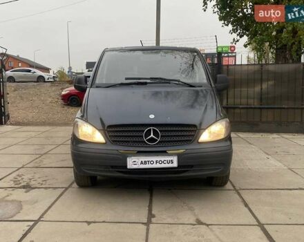 Черный Мерседес Вито, объемом двигателя 2.15 л и пробегом 268 тыс. км за 6490 $, фото 1 на Automoto.ua