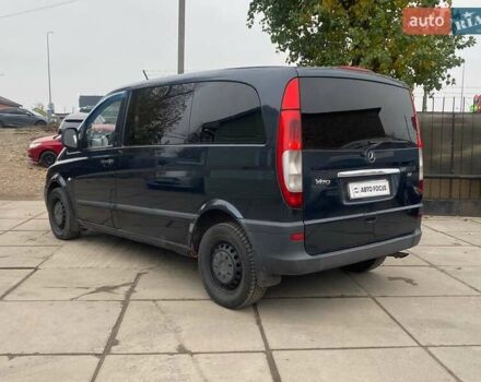 Черный Мерседес Вито, объемом двигателя 2.15 л и пробегом 268 тыс. км за 6490 $, фото 4 на Automoto.ua