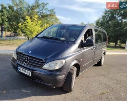 Черный Мерседес Вито, объемом двигателя 2.15 л и пробегом 375 тыс. км за 7500 $, фото 4 на Automoto.ua
