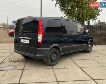Черный Мерседес Вито, объемом двигателя 2.15 л и пробегом 268 тыс. км за 6490 $, фото 6 на Automoto.ua