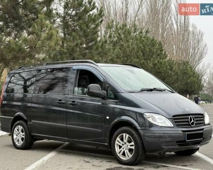 Черный Мерседес Вито, объемом двигателя 2.15 л и пробегом 300 тыс. км за 7300 $, фото 5 на Automoto.ua