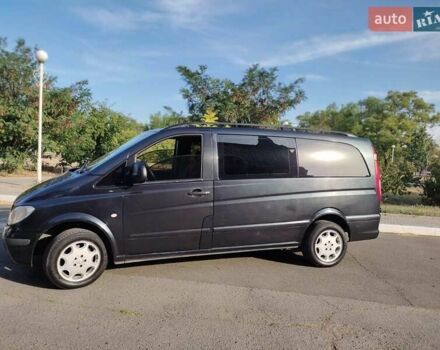 Черный Мерседес Вито, объемом двигателя 2.15 л и пробегом 375 тыс. км за 7500 $, фото 6 на Automoto.ua