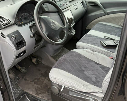 Черный Мерседес Вито, объемом двигателя 2.2 л и пробегом 256 тыс. км за 7800 $, фото 9 на Automoto.ua