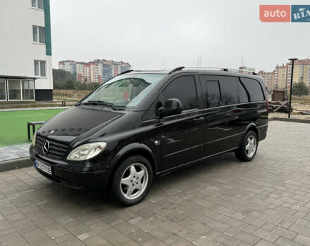 Черный Мерседес Вито, объемом двигателя 2.2 л и пробегом 285 тыс. км за 7999 $, фото 8 на Automoto.ua
