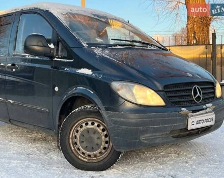 Черный Мерседес Вито, объемом двигателя 2.15 л и пробегом 268 тыс. км за 4990 $, фото 3 на Automoto.ua