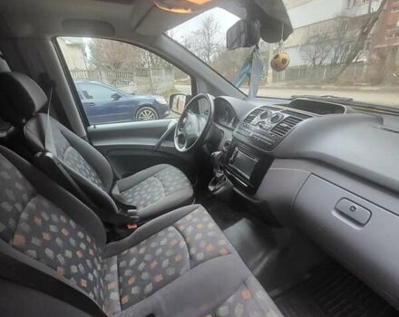 Черный Мерседес Вито, объемом двигателя 2.1 л и пробегом 333 тыс. км за 9200 $, фото 2 на Automoto.ua