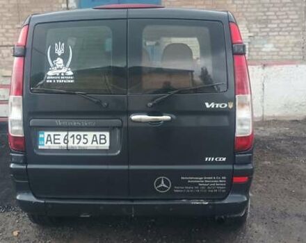 Черный Мерседес Вито, объемом двигателя 2.15 л и пробегом 270 тыс. км за 9000 $, фото 8 на Automoto.ua