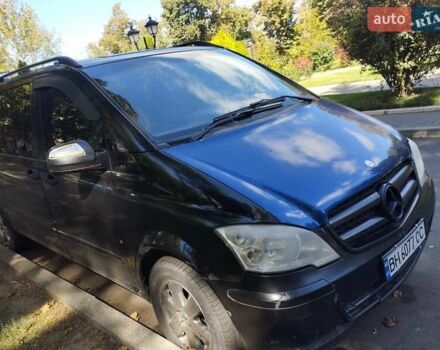 Черный Мерседес Вито, объемом двигателя 2.15 л и пробегом 515 тыс. км за 9200 $, фото 7 на Automoto.ua