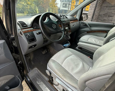 Черный Мерседес Вито, объемом двигателя 2.15 л и пробегом 309 тыс. км за 8500 $, фото 8 на Automoto.ua