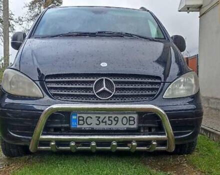 Черный Мерседес Вито, объемом двигателя 2.2 л и пробегом 385 тыс. км за 9400 $, фото 5 на Automoto.ua