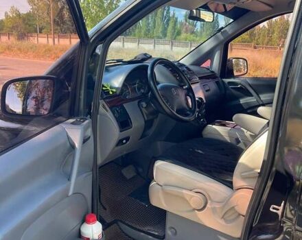 Черный Мерседес Вито, объемом двигателя 2.99 л и пробегом 396 тыс. км за 16000 $, фото 5 на Automoto.ua