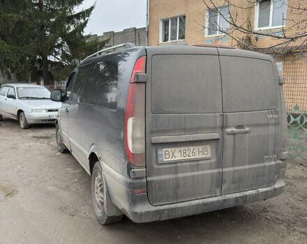 Черный Мерседес Вито, объемом двигателя 2.2 л и пробегом 260 тыс. км за 6400 $, фото 1 на Automoto.ua