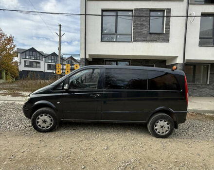 Черный Мерседес Вито, объемом двигателя 2.15 л и пробегом 309 тыс. км за 8500 $, фото 2 на Automoto.ua