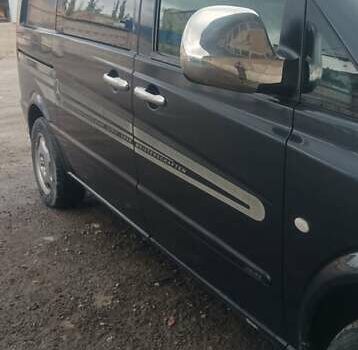 Черный Мерседес Вито, объемом двигателя 2.15 л и пробегом 270 тыс. км за 9000 $, фото 1 на Automoto.ua