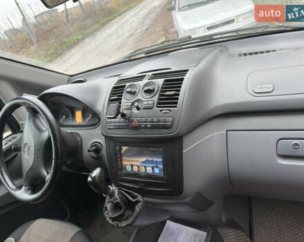 Черный Мерседес Вито, объемом двигателя 2.2 л и пробегом 260 тыс. км за 6400 $, фото 5 на Automoto.ua