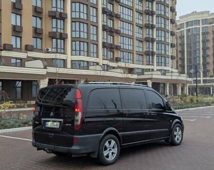 Черный Мерседес Вито, объемом двигателя 2.15 л и пробегом 565 тыс. км за 9000 $, фото 6 на Automoto.ua