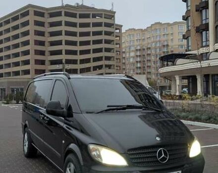 Черный Мерседес Вито, объемом двигателя 2.15 л и пробегом 565 тыс. км за 9000 $, фото 1 на Automoto.ua