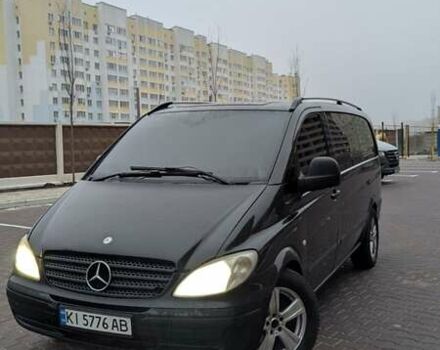 Черный Мерседес Вито, объемом двигателя 2.15 л и пробегом 565 тыс. км за 9000 $, фото 12 на Automoto.ua