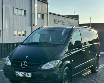 Черный Мерседес Вито, объемом двигателя 2.1 л и пробегом 400 тыс. км за 7600 $, фото 2 на Automoto.ua