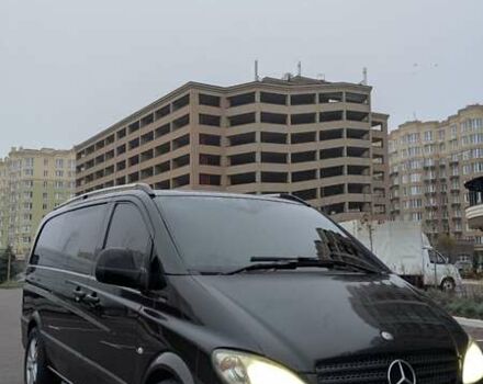 Черный Мерседес Вито, объемом двигателя 2.15 л и пробегом 565 тыс. км за 9000 $, фото 10 на Automoto.ua